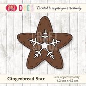 CW026 Die Gingerbread Star