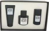 Kenneth Cole Vintage Black by Kenneth Cole   - Gift Set - 100 ml Eau De Toilette Spray + 100 ml After Shave Balm +80 ml Deodorant Stick