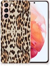 TPU Silicone Hoesje Samsung Galaxy S21 Telefoonhoesje Leopard