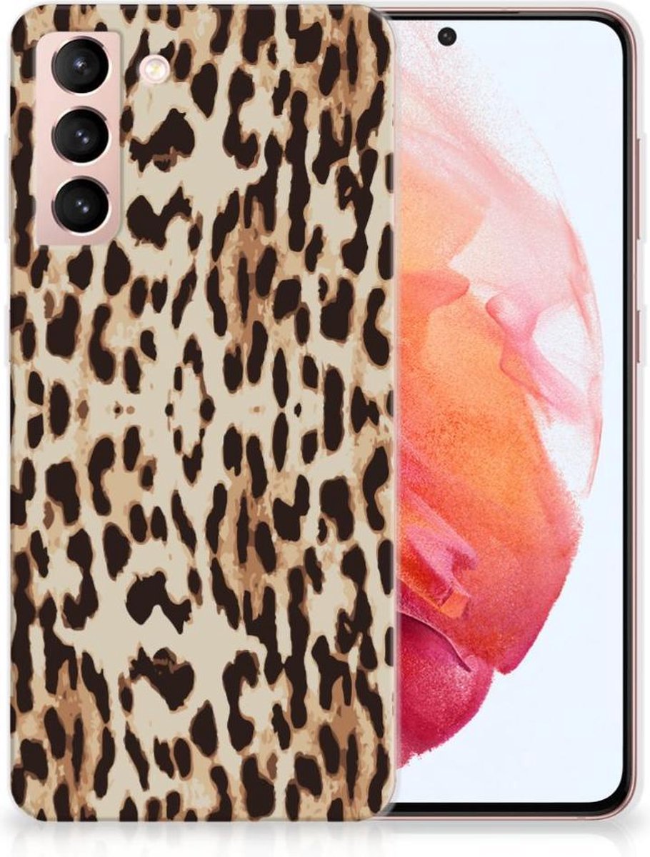 Samsung Galaxy S21 TPU Hoesje Leopard