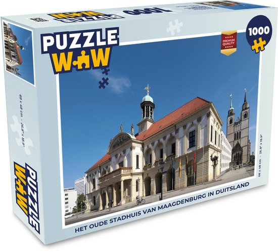 Puzzel Het oude stadhuis van Maagdenburg in Duitsland - Legpuzzel - Puzzel  1000... | bol.com