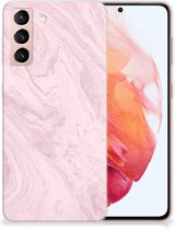 Smartphone hoesje Samsung Galaxy S21 Leuk Hoesje Marble Pink