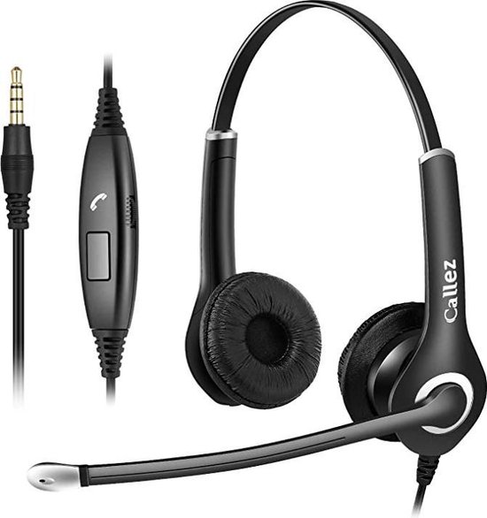 headset met microfoon for laptop - PC headset Mobiele Telefoon for  smartphone computer... | bol.com
