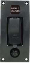 Curved add-on paneel USB stopcontact dubbel 3.4A