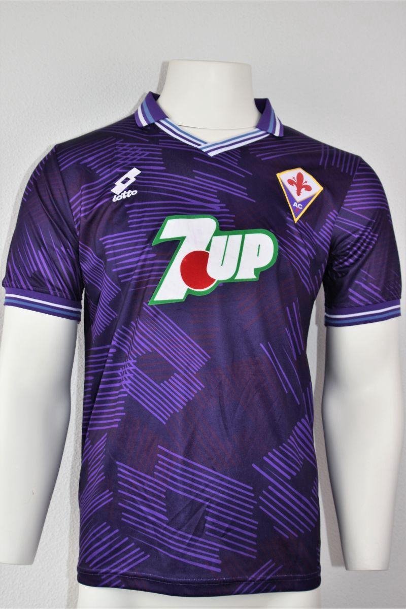 Italië Fiorentina Thuisshirt 7up Batistuta 1992-1993 Maat L