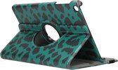 360° Draaibare Design Bookcase Galaxy Tab A 10.1 (2019) tablethoes - Leopard