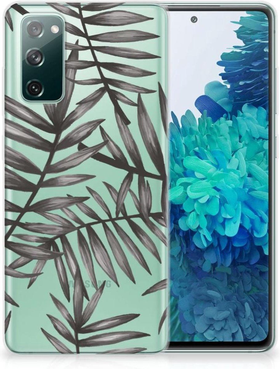 TPU Hoesje voor Samsung Galaxy S20 FE TPU Case Leaves Grey
