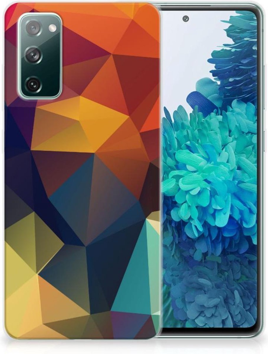 Samsung Galaxy S20 FE TPU Hoesje Polygon Color