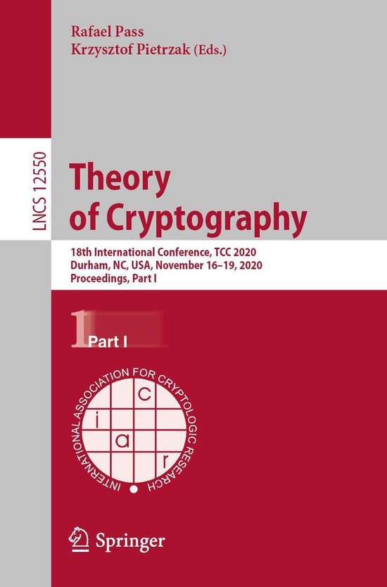 Springer Nature Proceedings Computer Science 1 - Theory of C ... - cover