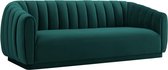 Bank 3-zits groen velvet velours (r-000SP32459)