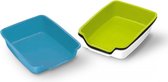 Ebi Cage-toilette step in entrance 37x27cm, LET OP PER STUK, ALLEEN DE KLEUR WIT WORD GELEVERD !!