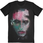 Marilyn Manson Heren Tshirt -XL- We Are Chaos Zwart