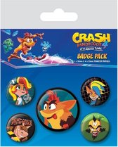 CRASH BANDICOOT 4 - Pack 5 badges
