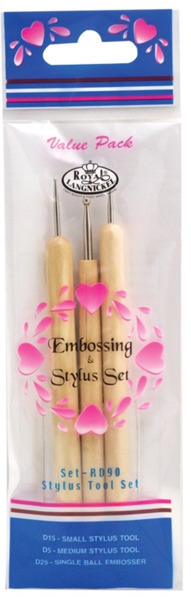 RD90 Embossing & Stylus set 3st.