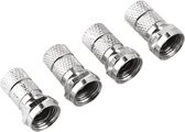 Hama F Plug Profi Line 6.8Mm 4Pcs