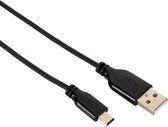 Hama USB-2.0-aansluitkabel A-connector ,- Mini-B-connector (B5 Pin) 0,75 M Zwart