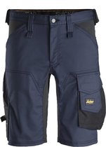 Snickers Workwear AllroundWork, Pantalon court extensible bleu marine 46