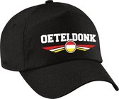 Carnaval Oeteldonk pet zwart voor dames en heren - Den Bosch carnaval baseball cap