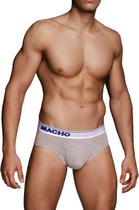 Erotische Strings Boxershorts Lingerie Mannen Sexy Ondergoed - Grijs - XL - Macho®