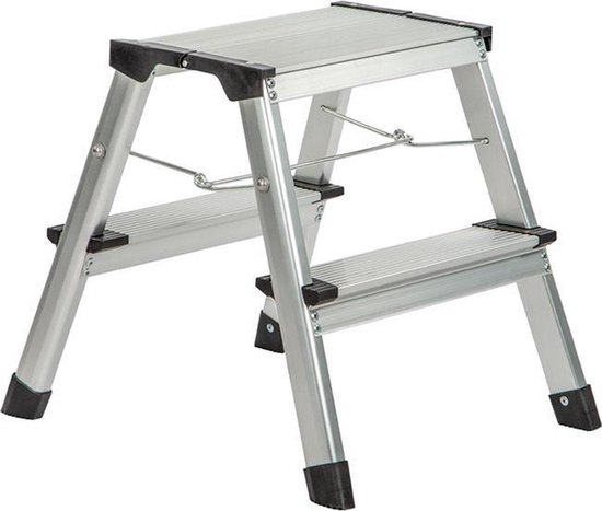 Escalo - Huishoudtrap - Steppy - Aluminium - 2 x 2 treden