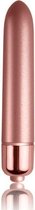 Rocks-off - mini vibrator - clitoris stimulatie - bullet vibrator - rosé goud kleurig - 10 snelheden - velvet rose blush