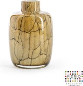Design vaas Toronto - Fidrio DESERT - glas, mondgeblazen bloemenvaas - hoogte 15 cm