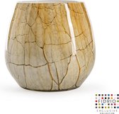 Design vaas Fiore - Fidrio DESERT - glas, mondgeblazen bloemenvaas - hoogte 22 cm