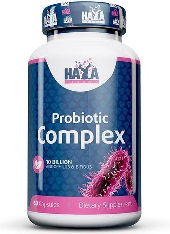 Haya Labs Sportsupplement 10 Billion Acidophilus & Bifidus Probiotic Complex - 60 Capsules