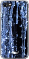 6F hoesje - geschikt voor iPhone SE (2020) - Transparant TPU Case - Icicles #ffffff