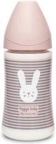 Suavinex Hygge 0+ 270ml Pink Lines Fles SXSHX2069243