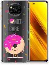Smartphone hoesje Xiaomi Poco X3 | Poco X3 Pro Silicone Case Donut