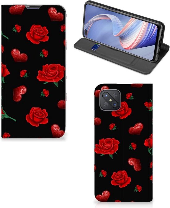 Étui Smartphone OPPO Reno4 Z 5G Book Wallet Case cadeau Saint-Valentin