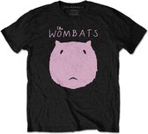 The Wombats Heren Tshirt -XL- Logo Zwart