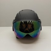 Briko Zante Visor Skihelm Matt Black - Maat S