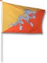 Vlag Bhutan 100x150 cm.