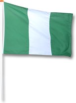 Vlag Nigeria 100x150 cm.