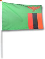 Vlag Zambia 150x225 cm.