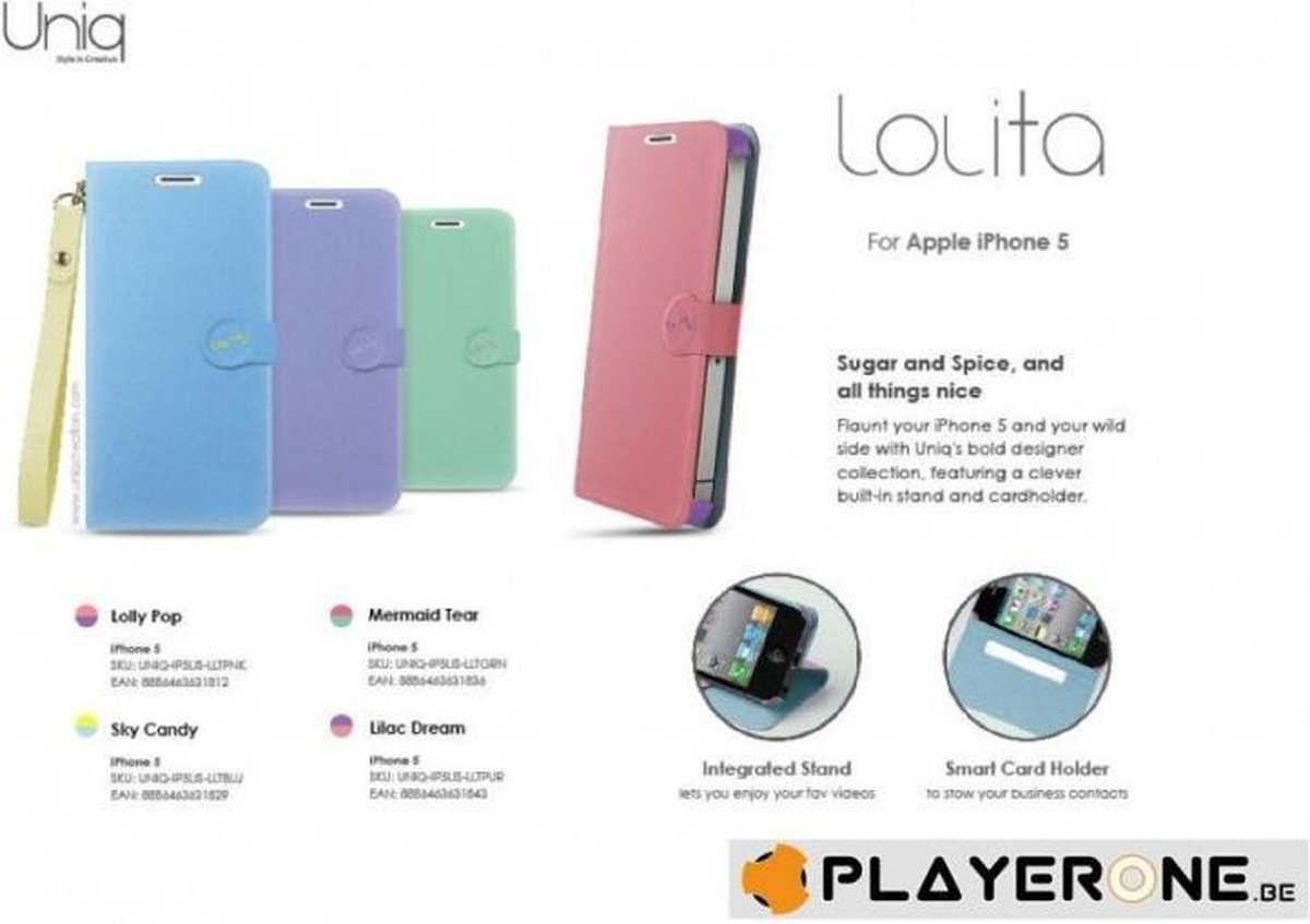 Uniq - Lolita voor Apple iPhone 5 - Lilac Dream - Paars/Roze