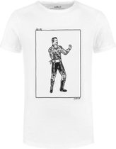 Collect The Label - Hip Boxer T-shirt - Wit  - Unisex - L