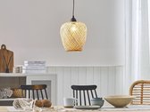 Beliani BOMU - Hanglamp - lichte houtkleur - bamboehout
