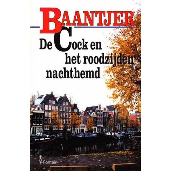Cover van het boek 'De Cock en het roodzijden nachthemd' van A.C. Baantjer