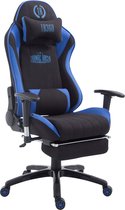 CLP XL Shift Bureaustoel - Stof zwart/blauw met voetensteun