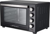 Trend24 - Oven - Oven vrijsstaand - Mini oven - Mini oven vrijstaand - Pizza oven - 2000W - 60L - zwart