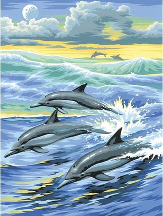 Schilderen Nummer Dolfijnen | bol.com