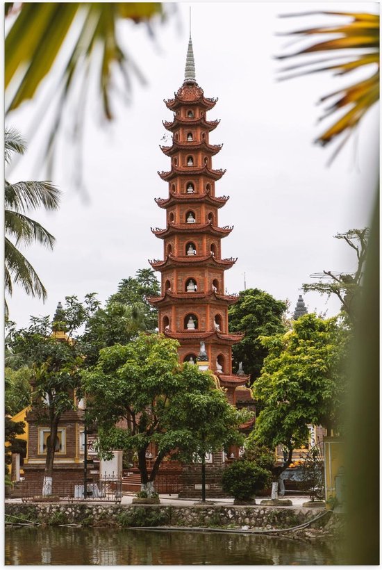Poster – Tran Quoc Pagoda - Vietnam - 40x60cm Foto op Posterpapier
