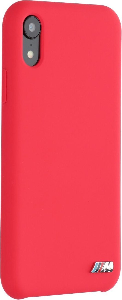 Rood BMW Backcover hoesje voor iPhone XR - Silicone