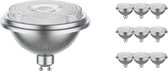Voordeelpak 10x Noxion LED Spot GU10 AR111 7.5W 530lm 40D - 927 Zeer Warm Wit | Beste Kleurweergave - Dimbaar - Vervangt 80W.