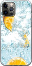 6F hoesje - geschikt voor iPhone 12 - Transparant TPU Case - Lemon Fresh #ffffff