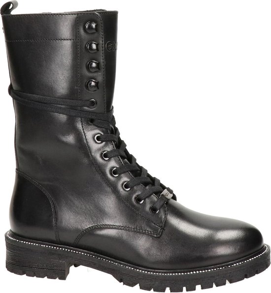Mexx Dena dames veterboot - Zwart - Maat 41 | bol.com