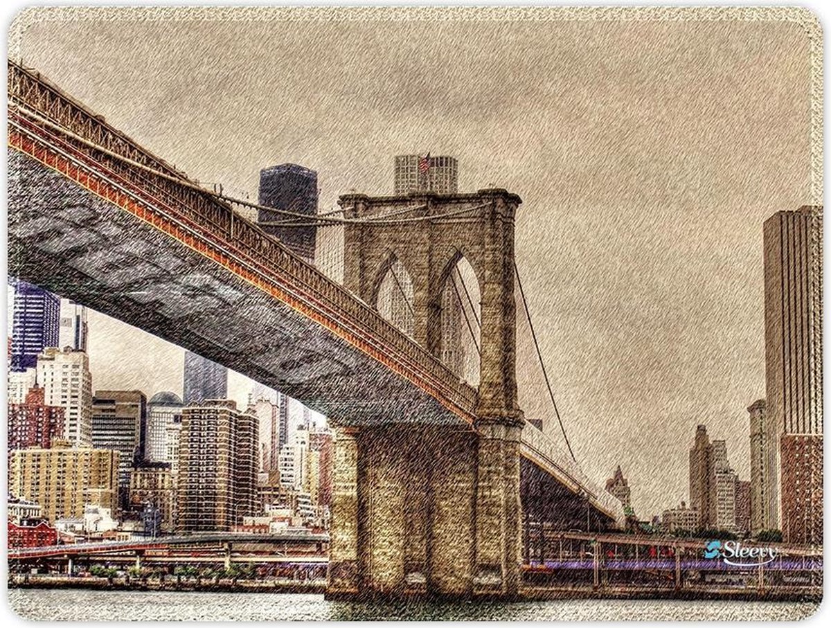Muismat Brooklyn Bridge uit New York - Sleevy - mousepad - Collectie 100+ designs